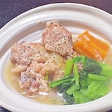 塩麹と圧力鍋で柔らか★手羽元のサムゲタン風スープ
